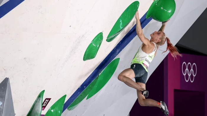 Sport climbing combined olympics 2024